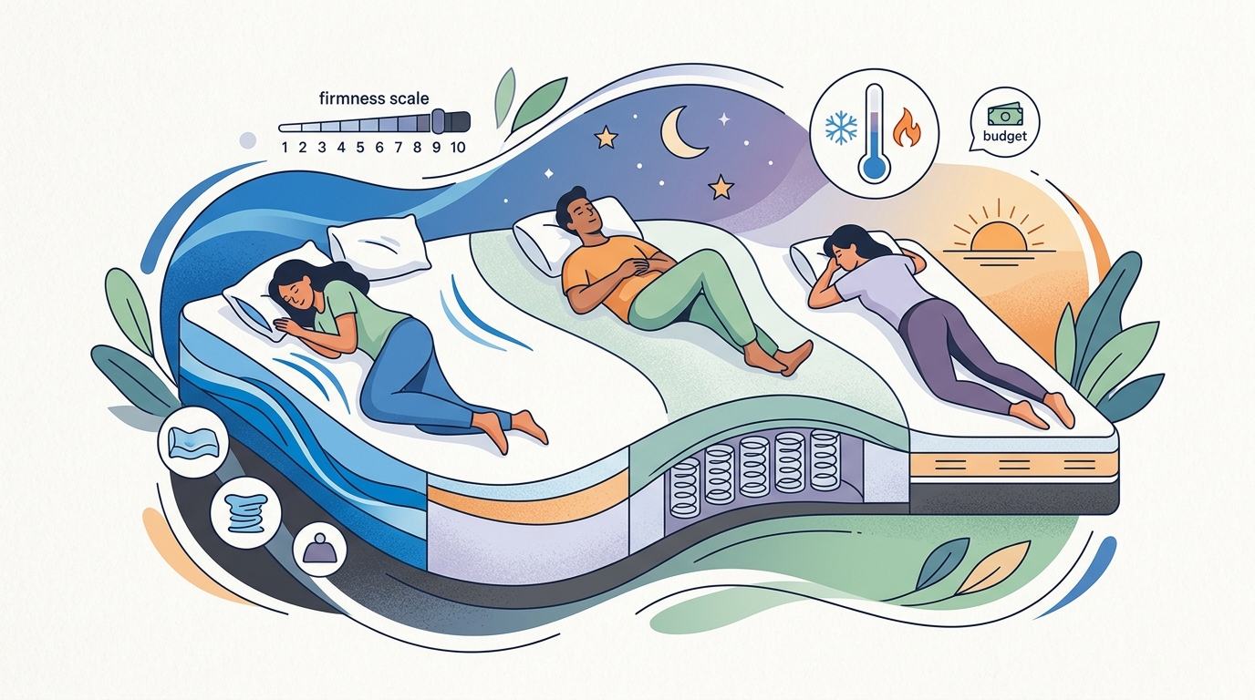 Buying Guide: How to Pick the Right Mattress for Your Sleep Style
