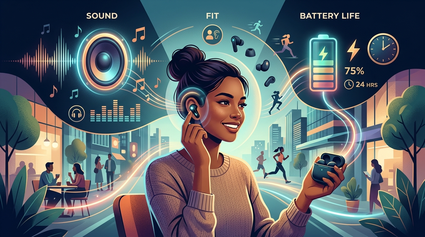 Buying Guide: How to Pick the Right Wireless Earbuds for Sound, Fit, and Battery Life