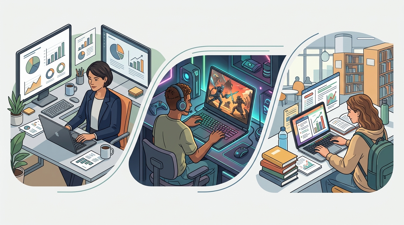 How to Choose the Best Laptop for Work, Gaming, or School