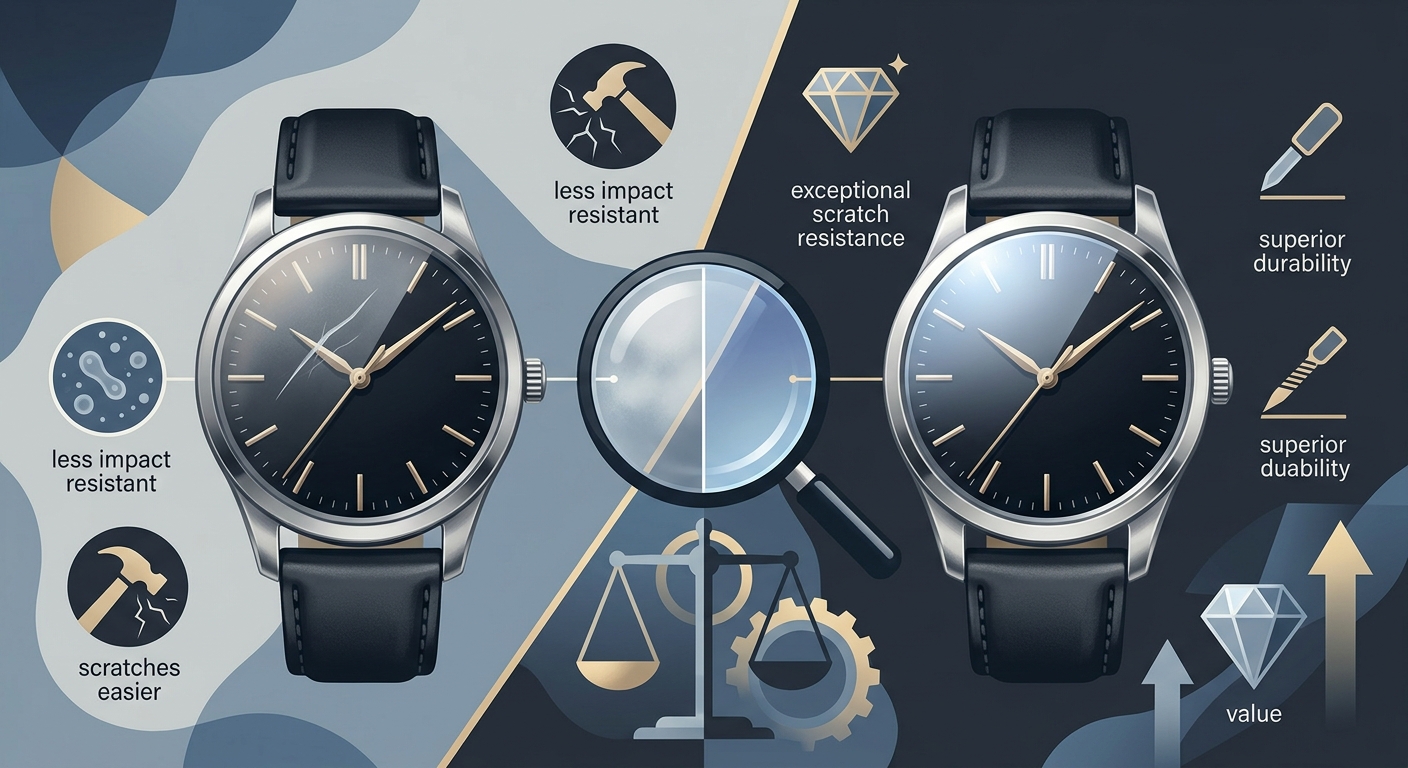 Sapphire vs Mineral Crystal: Why Watch Glass Matters